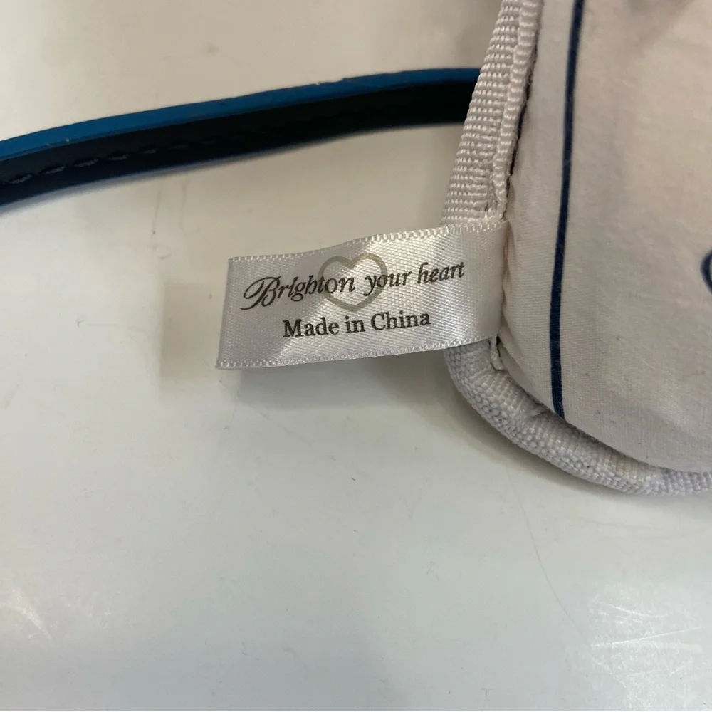 Brighton Blue Crossbody Bag with Vibrant Heart - Picture 10 of 11